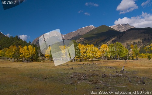 Image of Three Mountains in Autumn