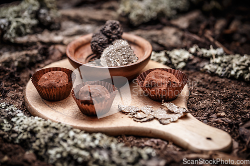 Image of Gourmet chocolate truffles