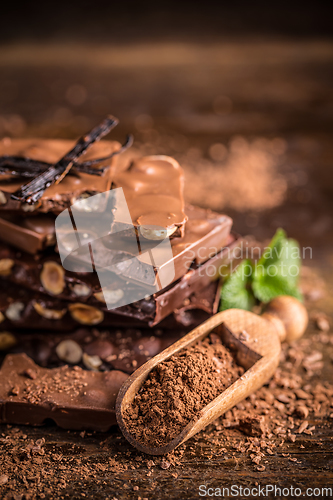 Image of Chopped chocolate