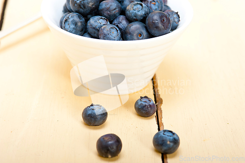 Image of fresh blueberry bowl