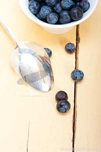 Image of fresh blueberry bowl