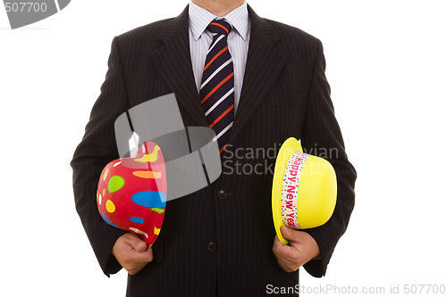 Image of new year yellow hat