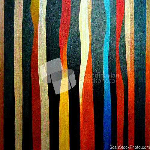 Image of Artistic abstract artwork, textures lines stripe pattern design.