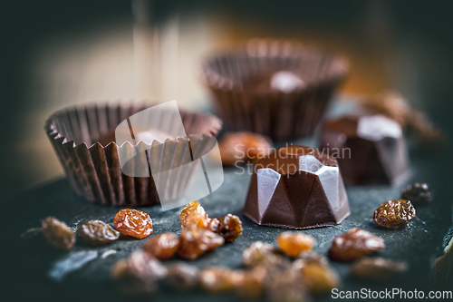 Image of Delicious chocolate pralines
