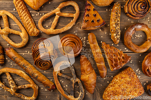 Image of Fresh delicious bakery products