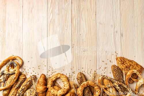 Image of Frame of different bakery product