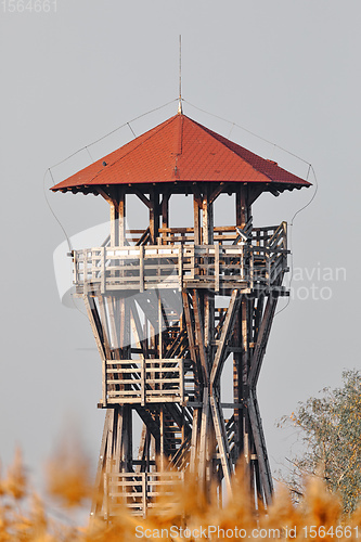 Image of Birdwatching observation tower, Hungary Hortobagy