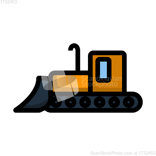 Image of Icon Of Construction Bulldozer