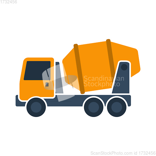 Image of Icon Of Concrete Mixer Truck