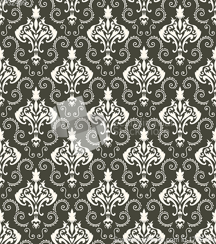 Image of Damask Seamless Pattern