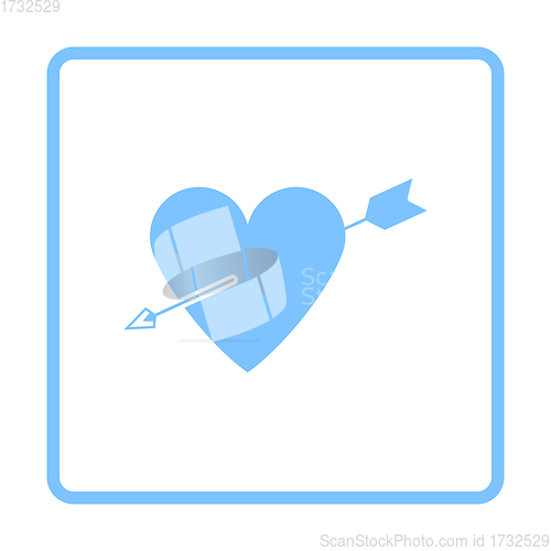 Image of Pierced Heart By Arrow Icon