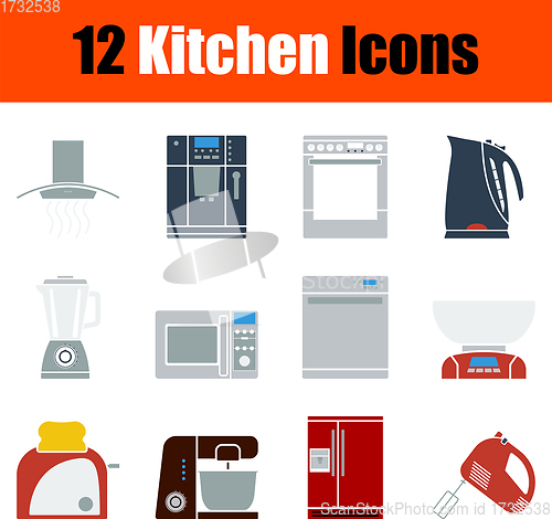 Image of Kitchen Icon Set