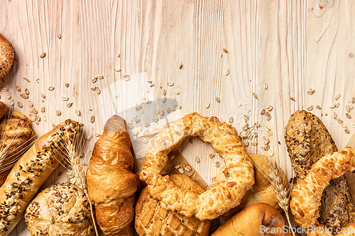 Image of Assortment of fresh bakery products