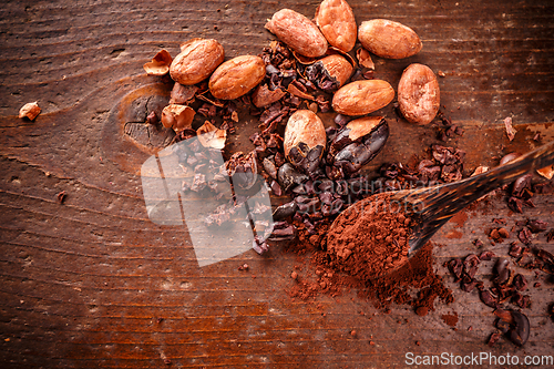 Image of Composition of cacao nibs