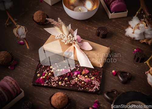 Image of Handmade chocolate with fillings