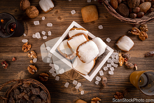 Image of Christmas homemade gingerbread cookies