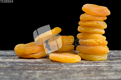 Image of beautiful dried apricots