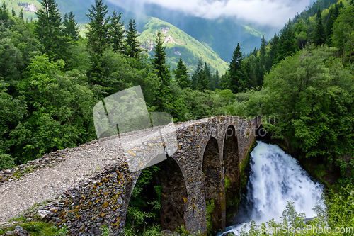 Image of Old Bridge Over The River