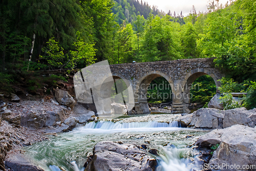 Image of Old Bridge Over The River