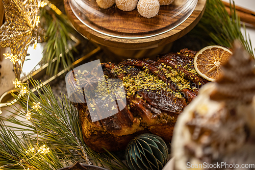 Image of Sweet pistachio babka