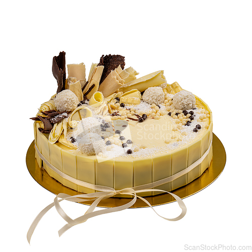 Image of White chocolate cake