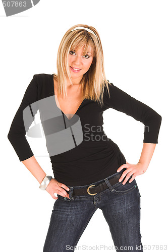 Image of beautiful young woman