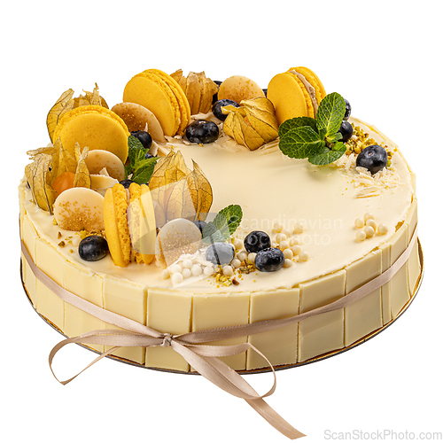 Image of White chocolate cake