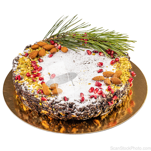 Image of Traditional Italian Christmas panforte cake