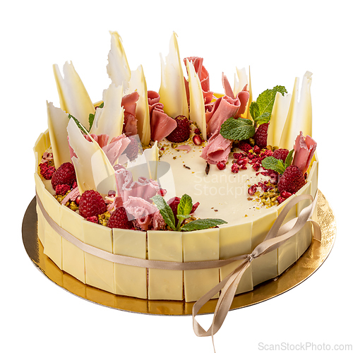 Image of White chocolate cake