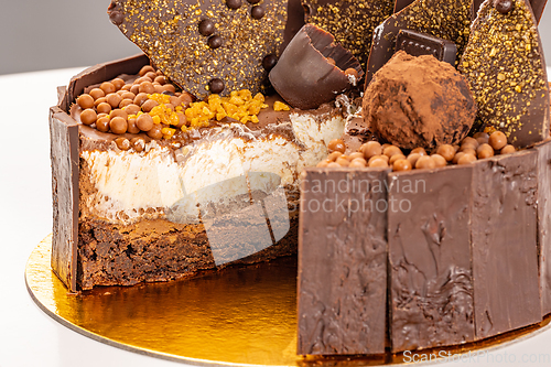 Image of Chocolate cake with mascarpone cream