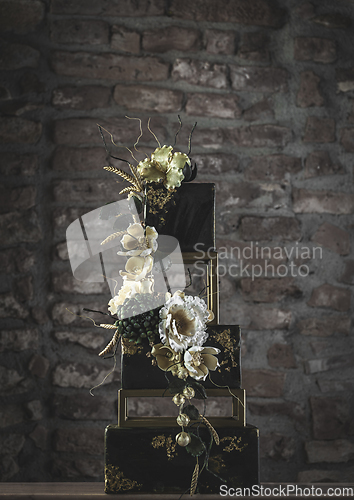 Image of Three tier wedding cake