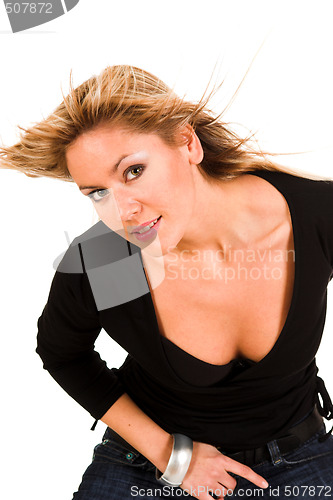 Image of beautiful young woman 