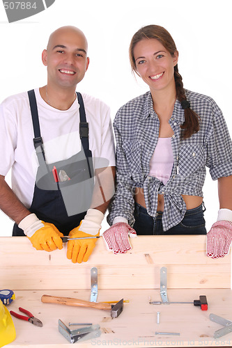 Image of construction workers