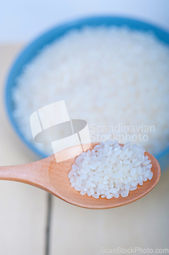 Image of raw white rice