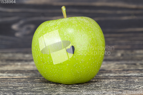 Image of big beautiful green Apple