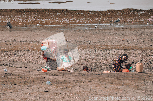 Image of Koka Lake, Oromnia, Ethiopia - May 11, 2019: