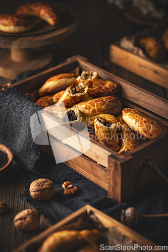 Image of Bratislava rolls, traditional sweet short pastry