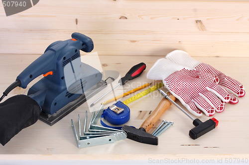 Image of work tools 