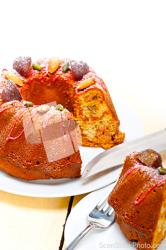 Image of chestnut cake bread dessert