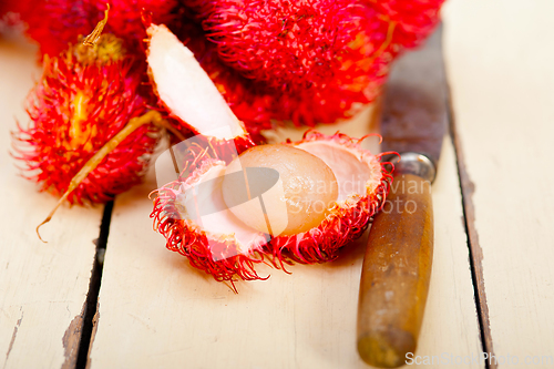 Image of fresh rambutan fruits