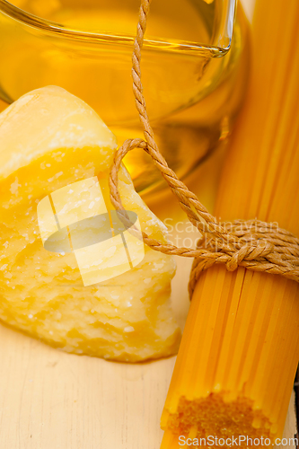 Image of Italian pasta basic food ingredients