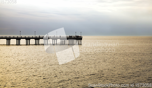 Image of pier in the sea