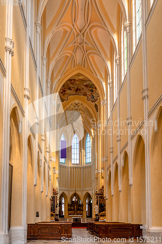 Image of Cathedral interior Kutna Hora. Czech Republic