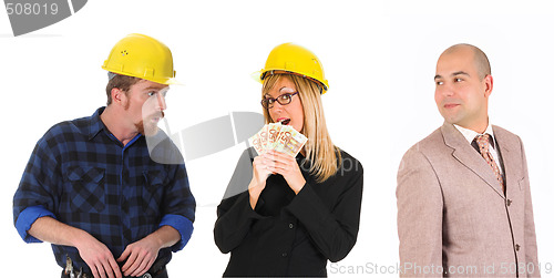 Image of Leadership and team of workers