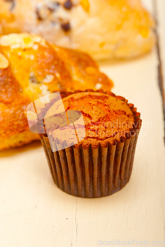 Image of sweet bread cake selection