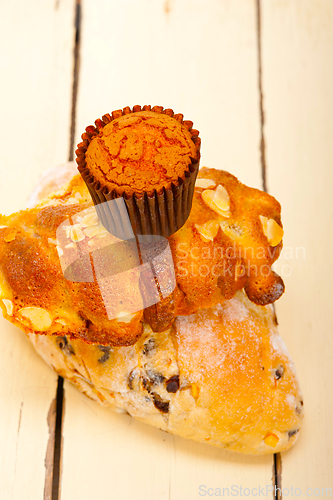 Image of sweet bread cake selection
