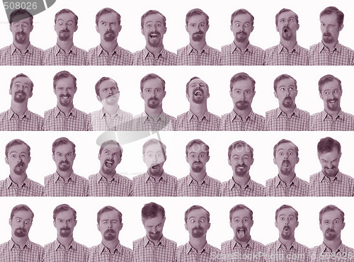 Image of facial expressions 