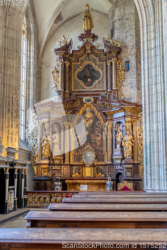 Image of Cathedral interior Kutna Hora. Czech Republic