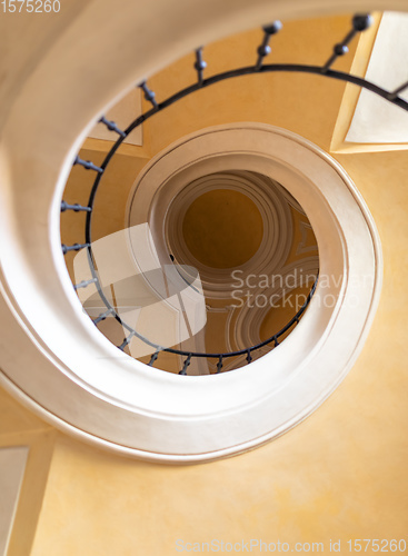 Image of Spiral stairs like snail, Kutna Hora, Czech Republic