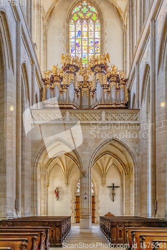 Image of church organ in Cathedral Kutna Hora. Czech Republic
